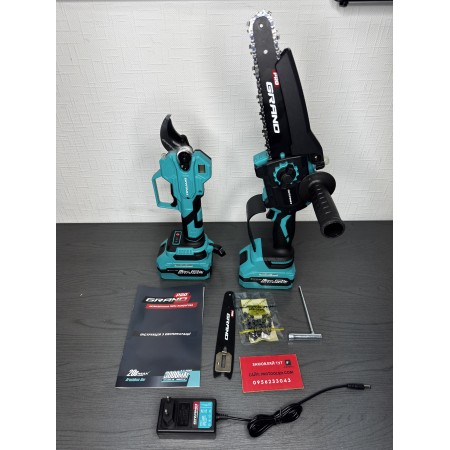 Набір акумуляторних інструментів Grand №2 G – ULTRA (АПЦ-8М/3-2 + СА-40F/20BL-base) + Штанга 3М